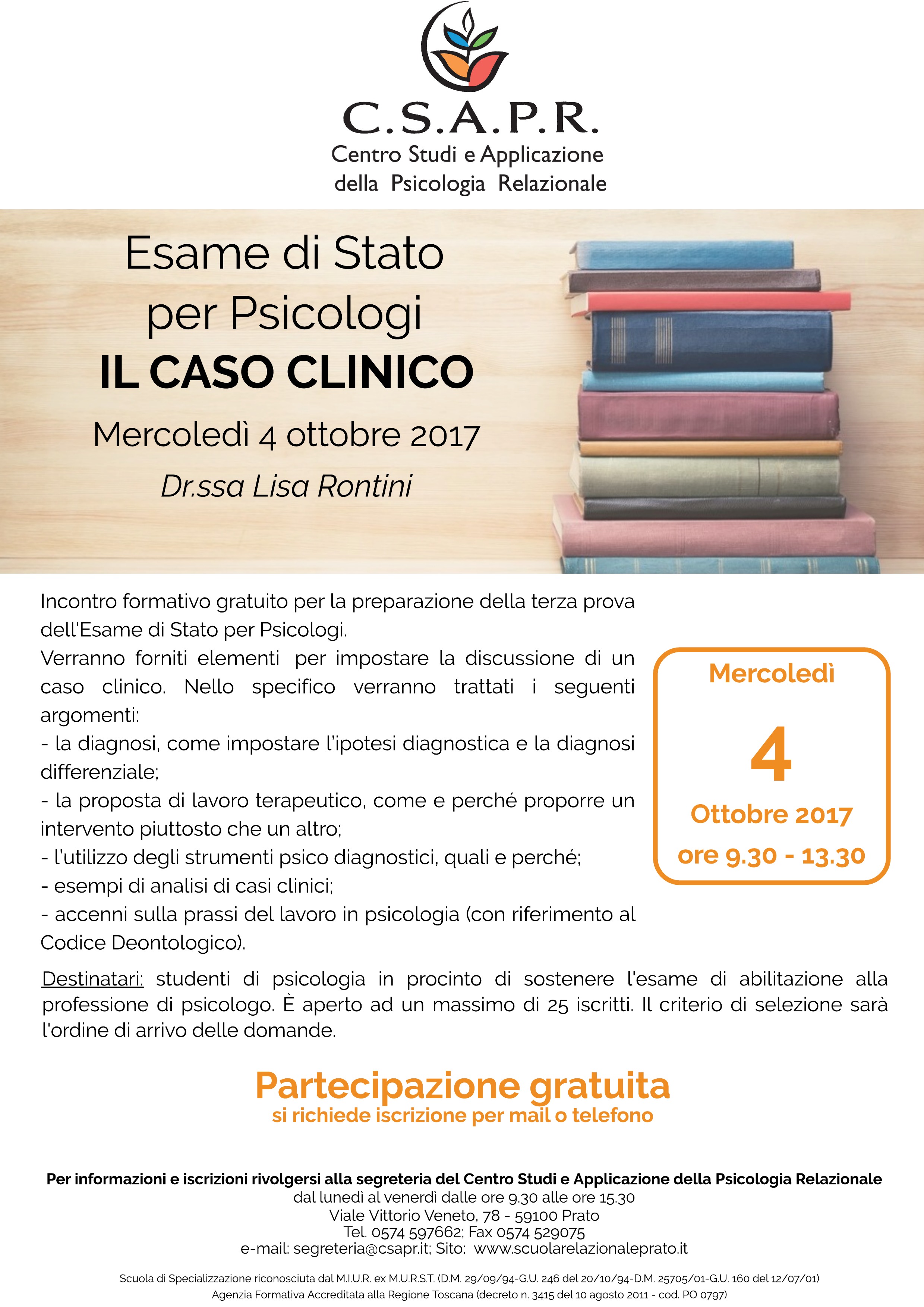 Esame di Stato per Psicologi - Il caso clinico - Centro di Studi e di